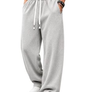 Men's Oversized Baggy Track Pants| Comfortable Lounge & Streetwear Trousers