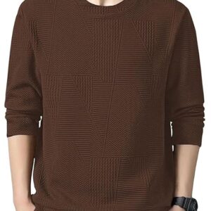 T Shirt for Men | Casual T-Shirts for Man|Poly Cotton Textured Oversized Fit T-Shirt | Round Neck T-Shirt's
